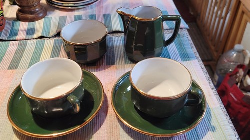Apilco green gold - green/gold, set
