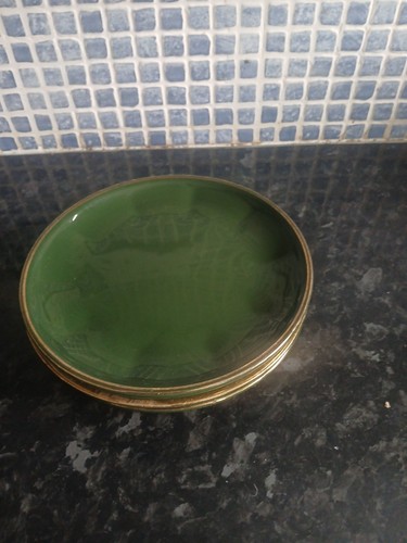 Apilco side plates green - side,