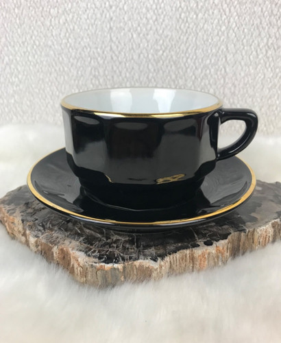 Apilco black coffee cup gold - apilco,